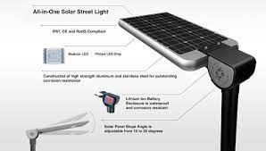 BTREE LED Solar Street Light -12 W, Li-ion Pil ve 20W güneş paneli-广州纵横-第 2 组-杨惠萍